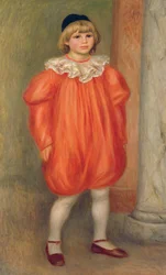 Claude Renoir v kostýmu klauna, 1909 (viz také 287546)